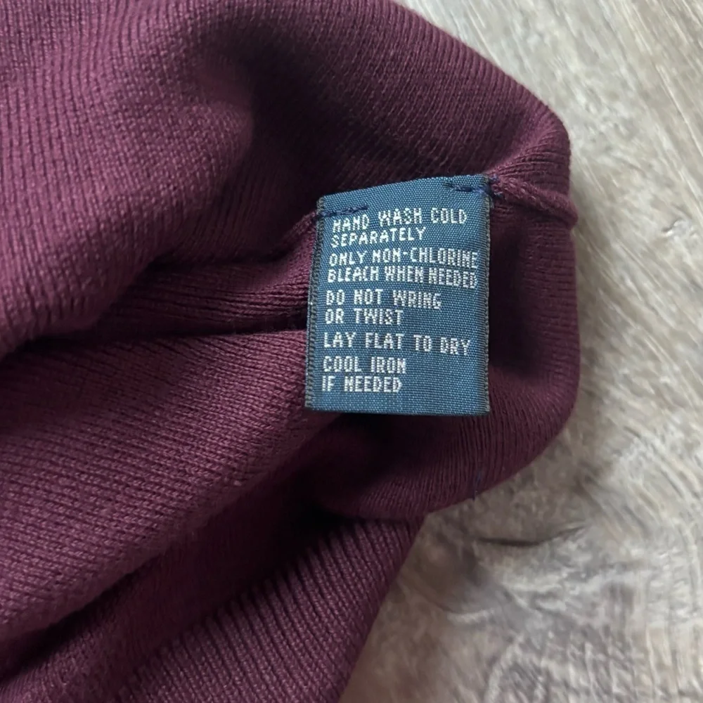 NWOT Polo by Ralph Lauren Men's Burgundy Sweater Size L